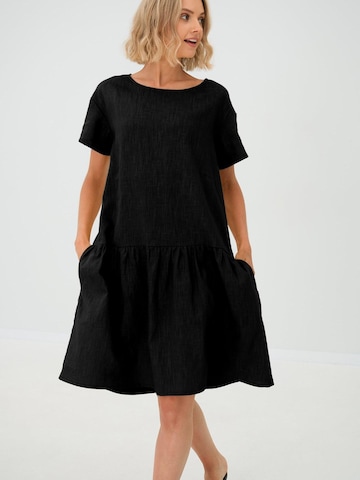LeMuse Dress Jurk 'BLOSSOM' in Zwart: voorkant
