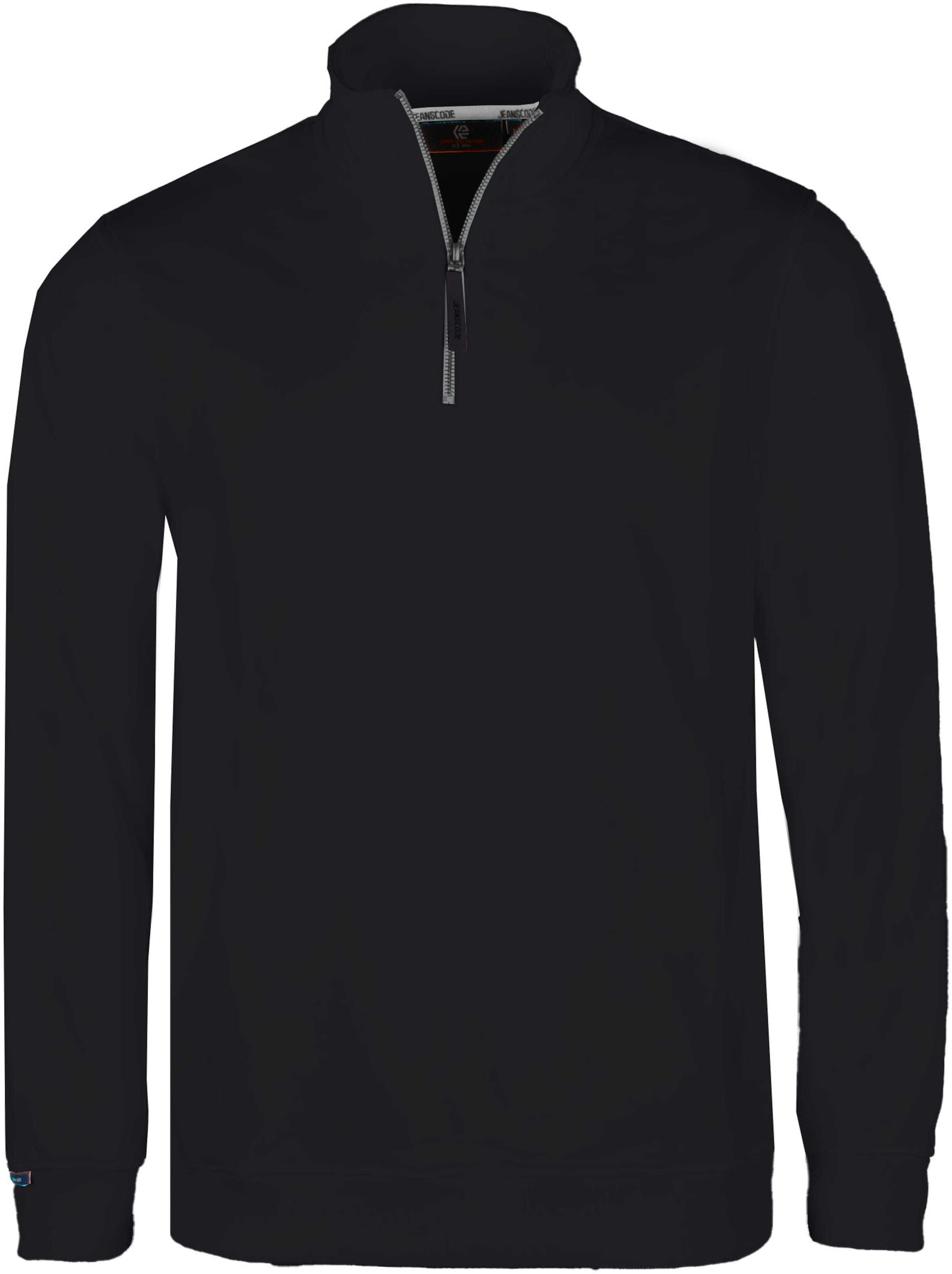 INDICODE JEANS Sweatshirt 'Portal' in Black: front