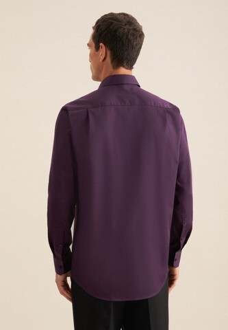 SEIDENSTICKER Regular fit Business shirt in Purple