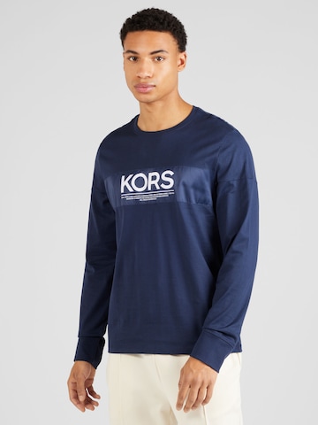 Michael Kors - Camiseta en azul: frente