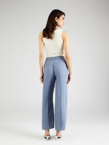 DRYKORN Wide leg Pants 'Desk' in Blue