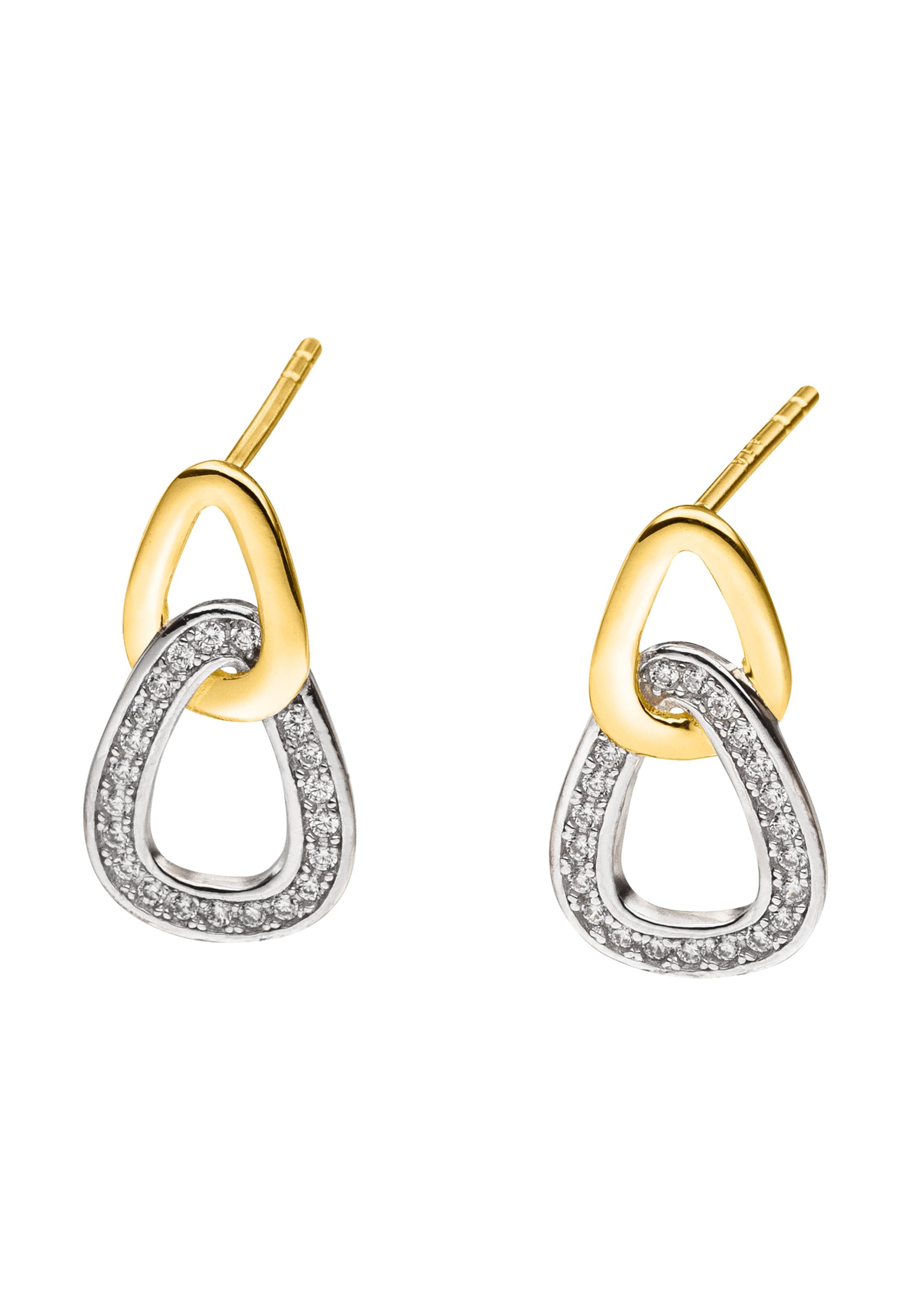 Nana Kay Ohrringe in Gold: Vorderseite