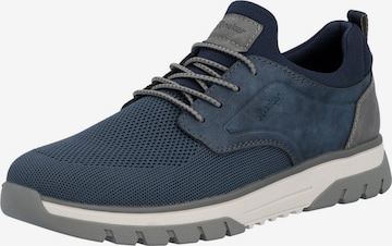 Chaussure à lacets Rieker en bleu : devant