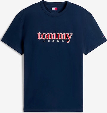 Tricou de la Tommy Jeans pe albastru: față