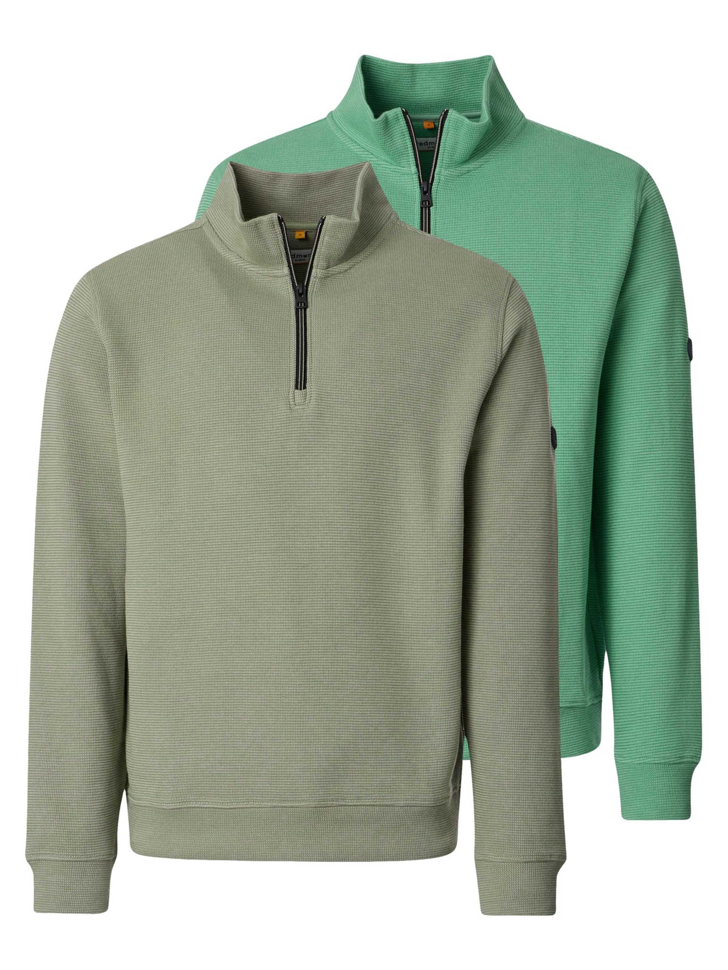 redmond Sweater 'Basic' in Green: front