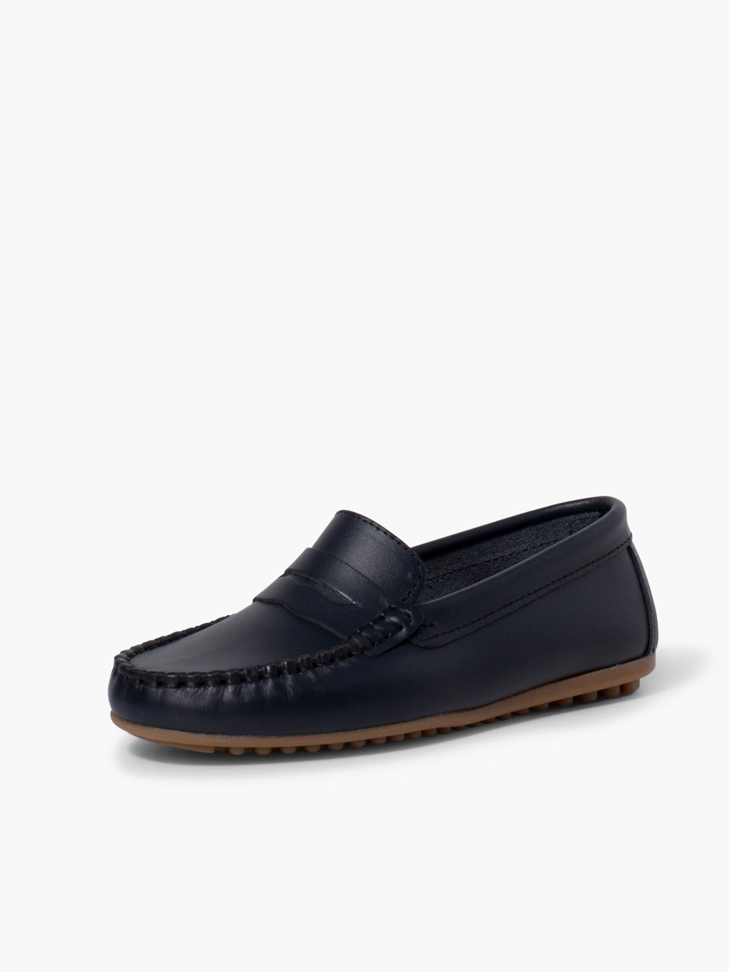 Scarpa bassa di Pisamonas in blu: frontale