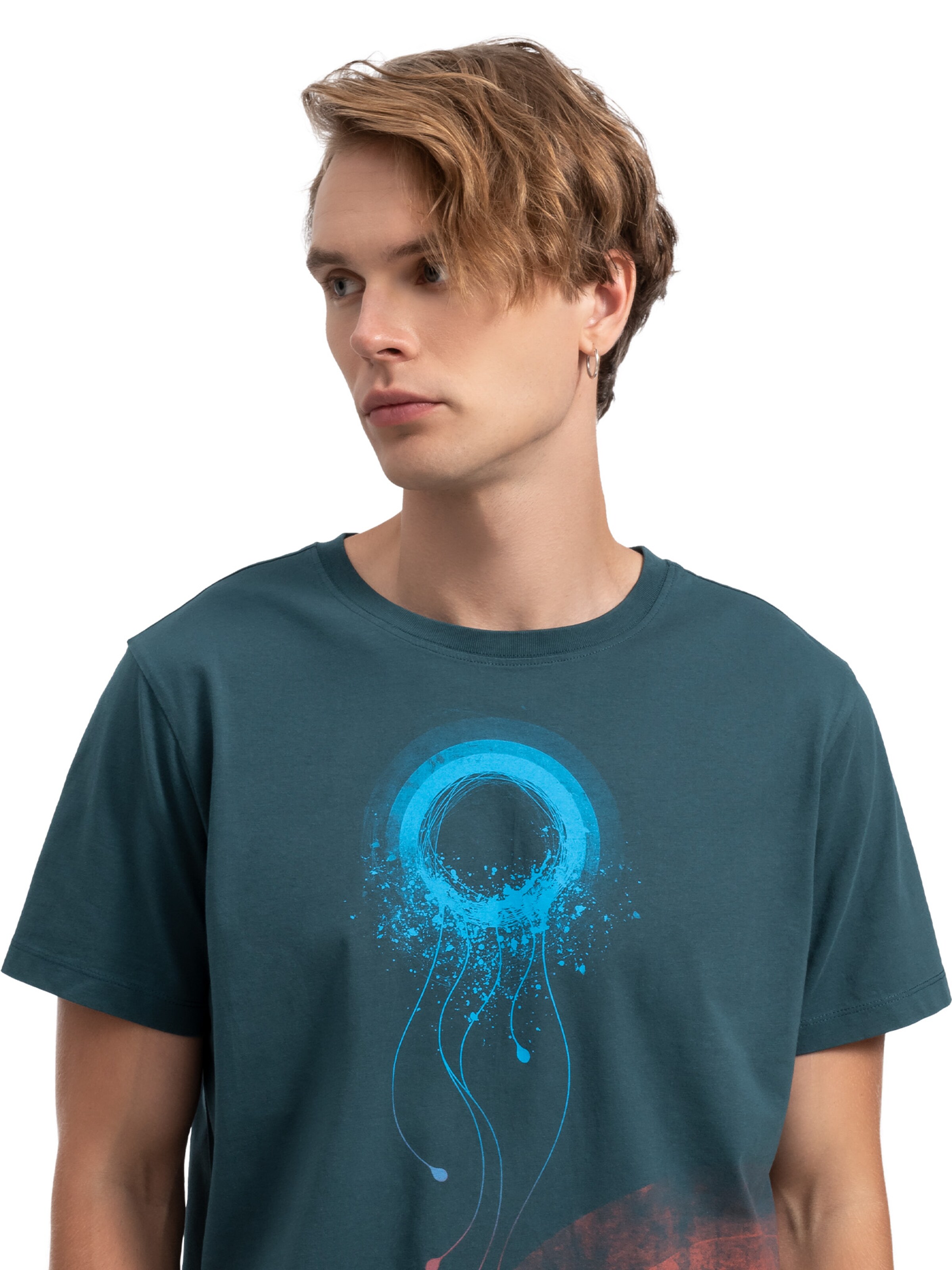 T-Shirt 'Özgür Ruh' Kaft en bleu