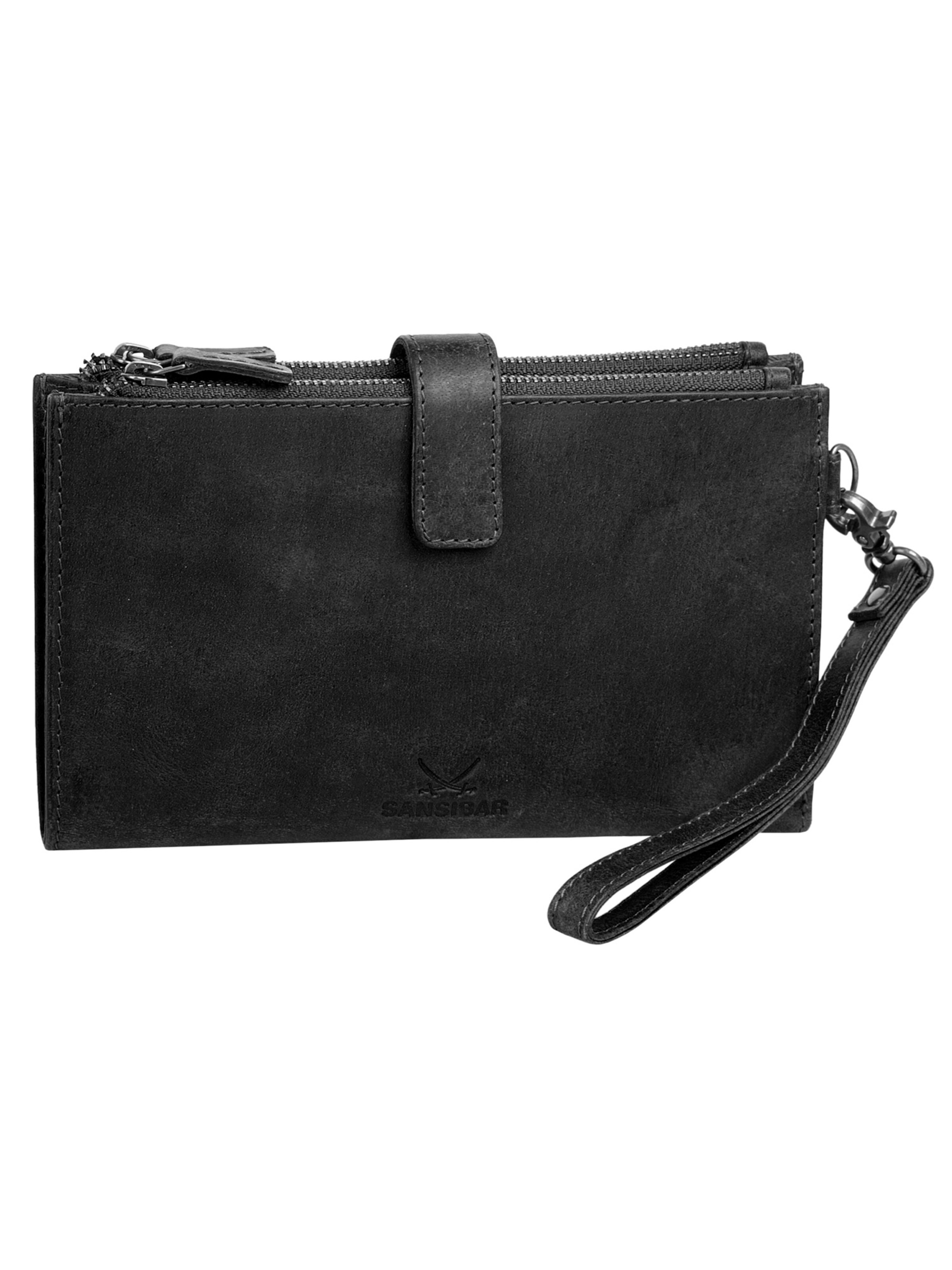 SANSIBAR Portemonnaie 'SYLT'‌‌‌‌‌‌‌‌ in Schwarz
