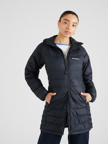 COLUMBIA Outdoorjas 'Powder Lite II' in Zwart: voorkant