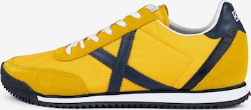 MUNICH Matalavartiset tennarit 'RIBER' värissä keltainen: etupuoli