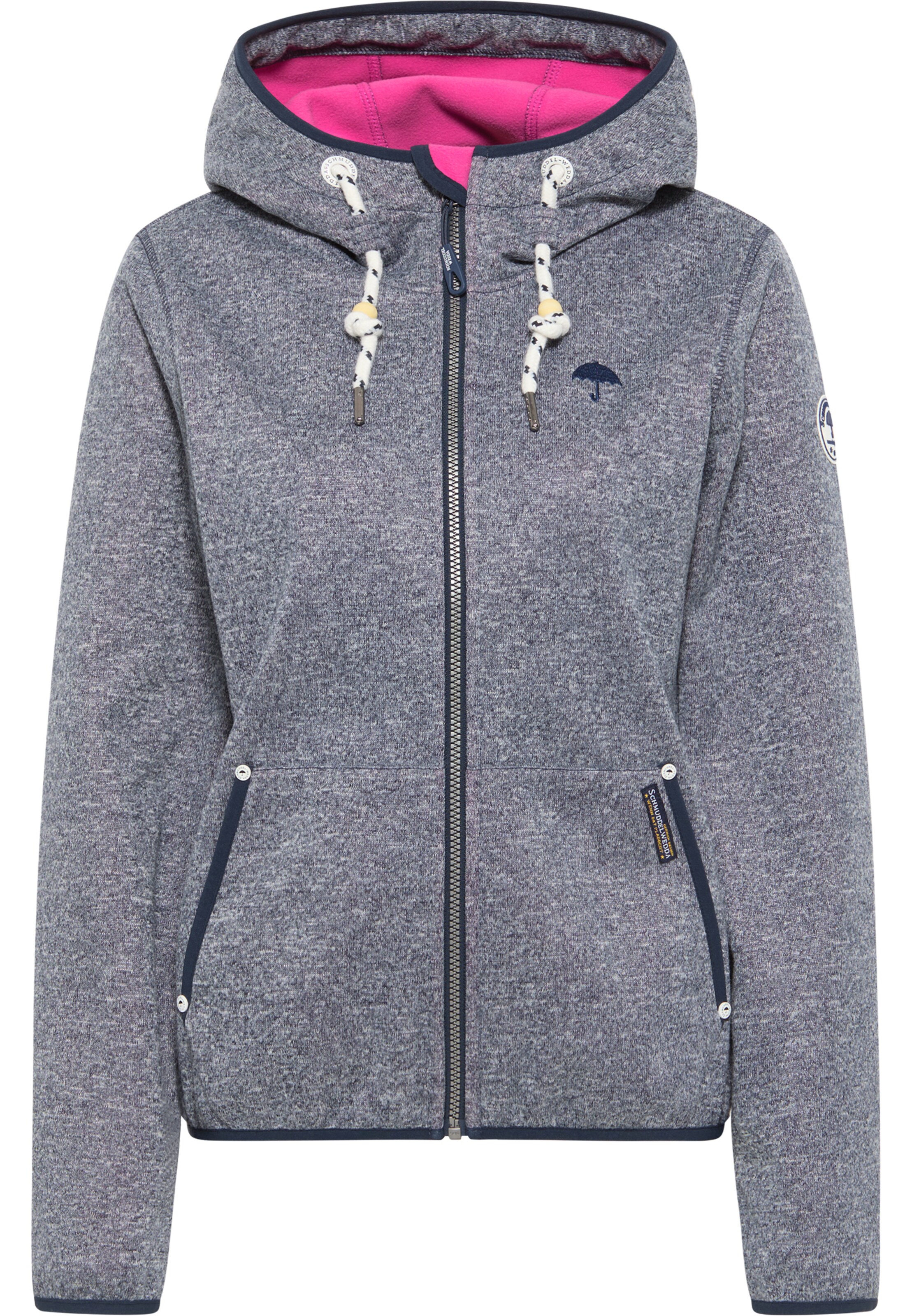 Schmuddelwedda - Chaqueta funcional en gris: frente