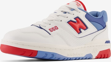 Baskets basses '550' new balance en blanc : devant