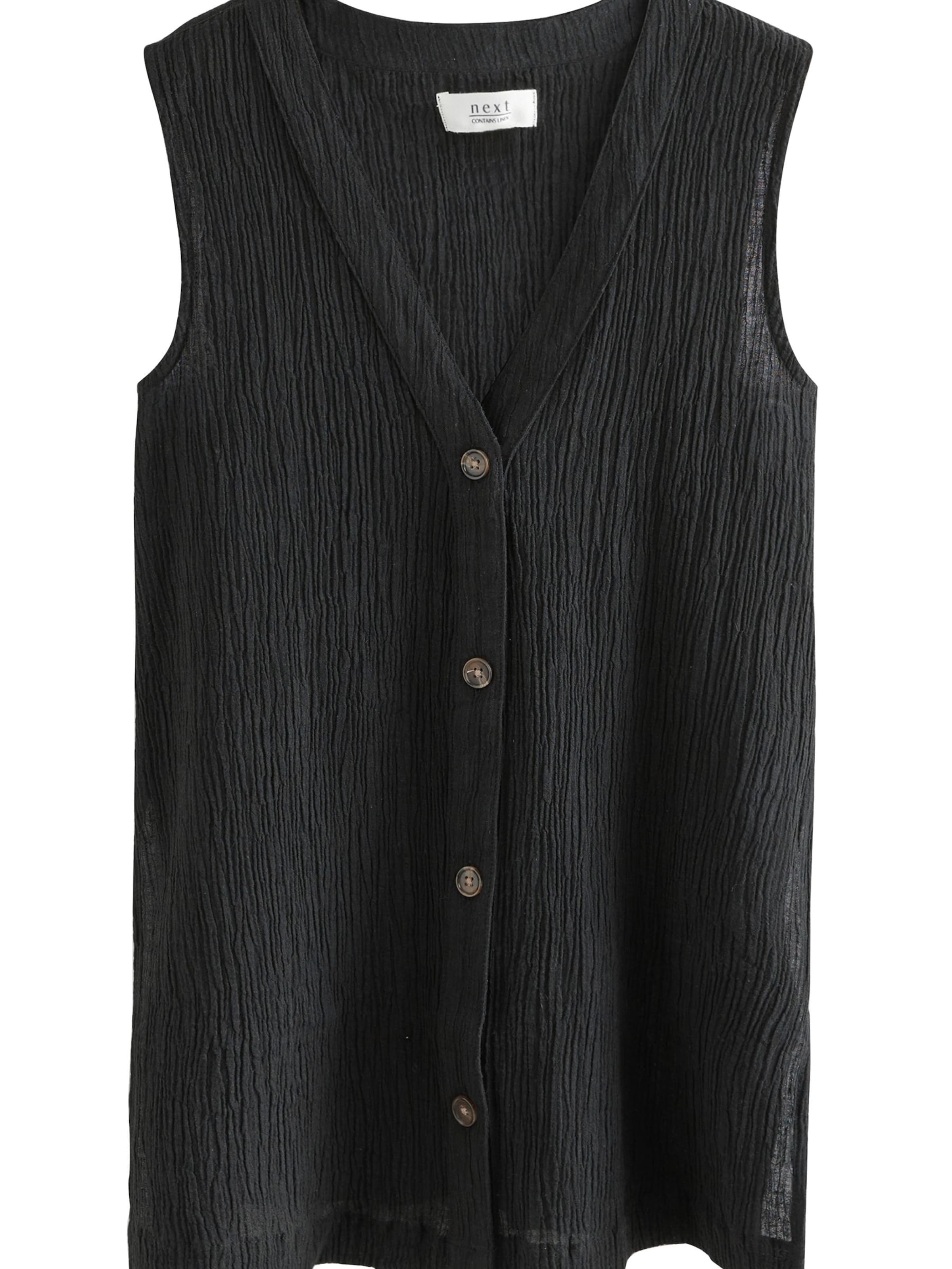 Next Vest in Black: front