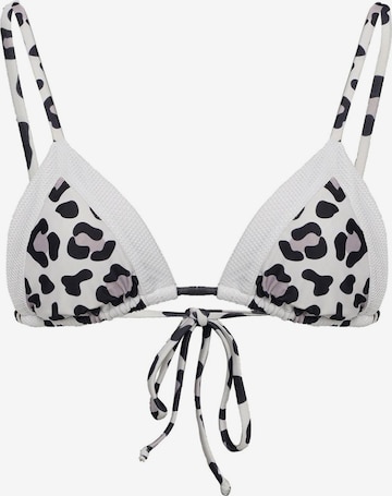 Bustier Hauts de bikini 'FOXY' La Michaux en blanc : devant