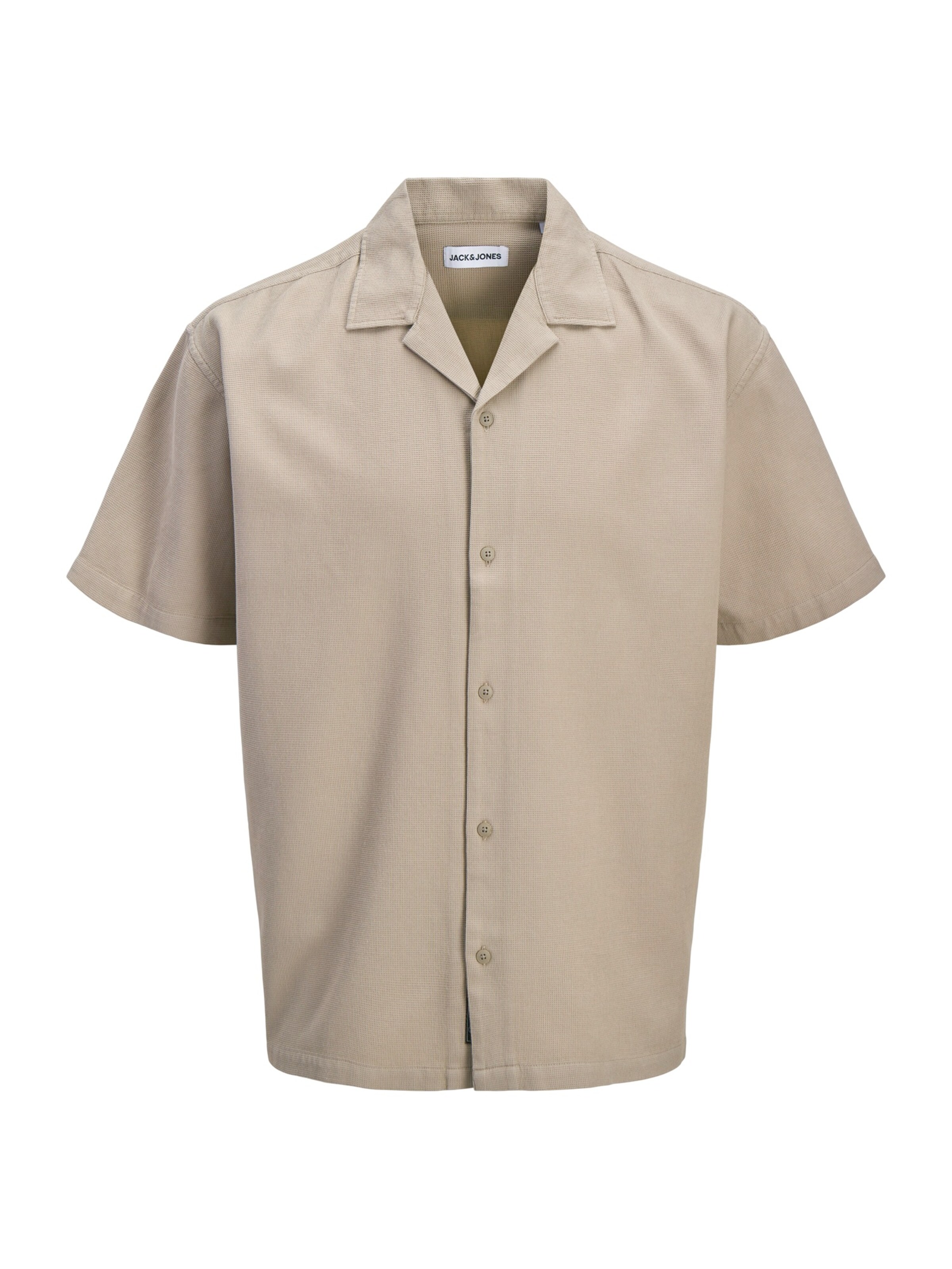 Jack & Jones Plus - Regular Fit Camisa 'JJGLOBAL' em verde: frente