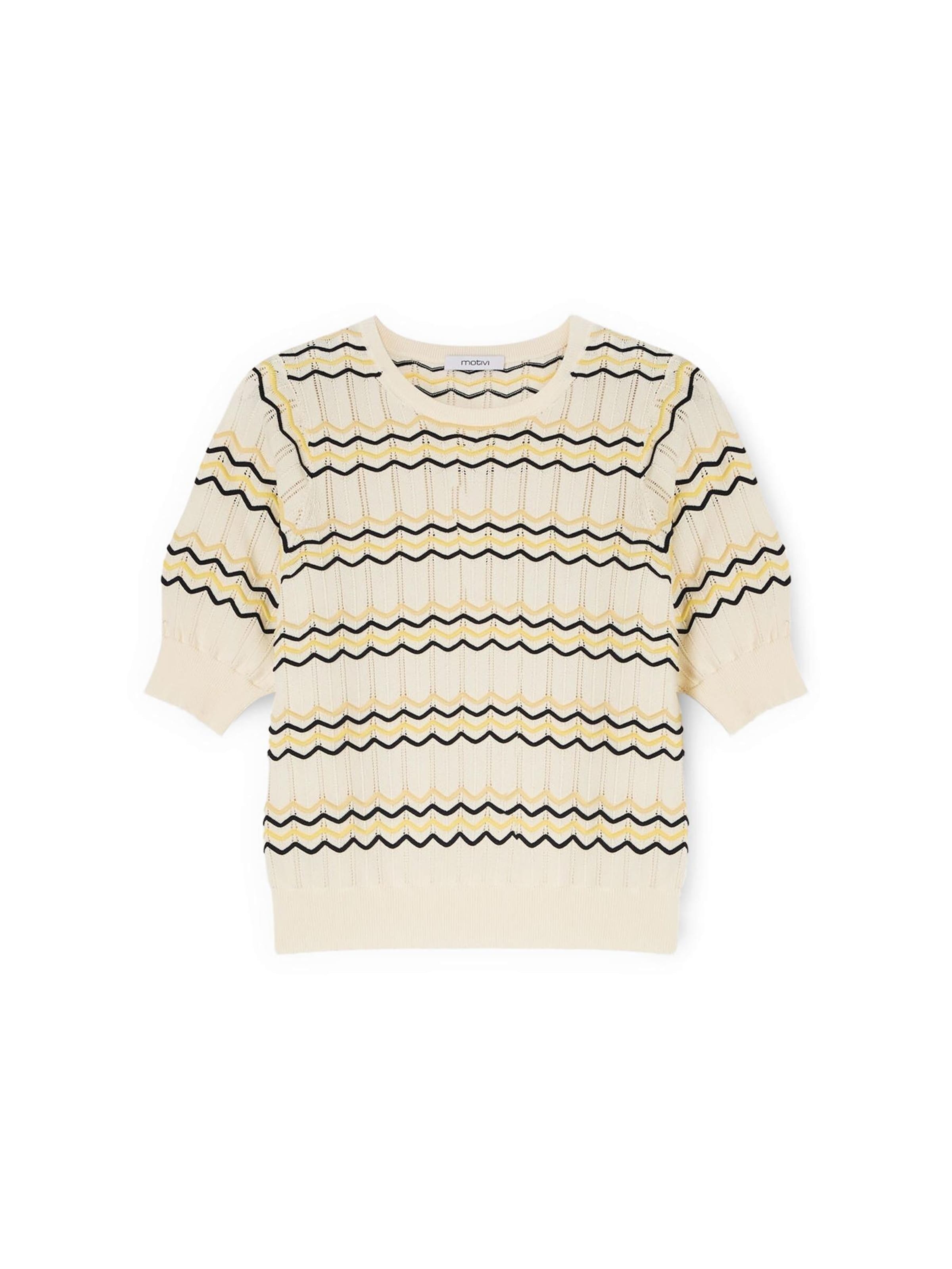MOTIVI Pullover‌‌ in Weiß: Vorderseite