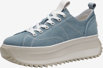 Baskets basses Tamaris en bleu : devant