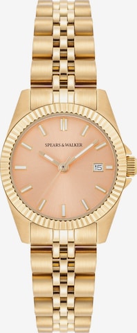 Orologio analogico di Spears & Walker in oro: frontale
