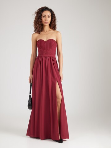 mascara Večerna obleka | vijolična barva: sprednja stran