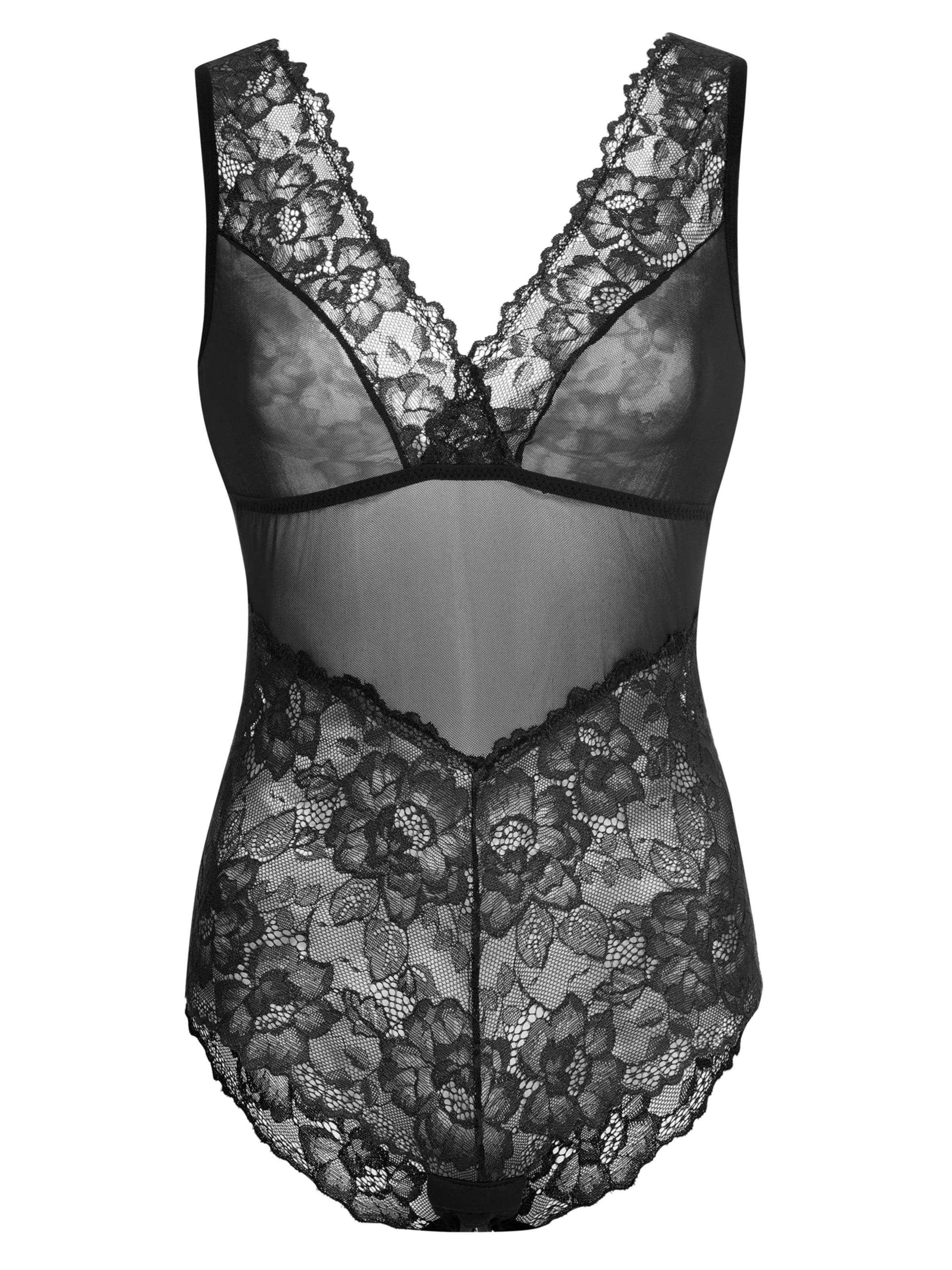 Evoni Bodysuit in Black: front