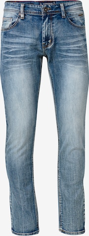 KOROSHI Regular Farkut värissä sininen: etupuoli