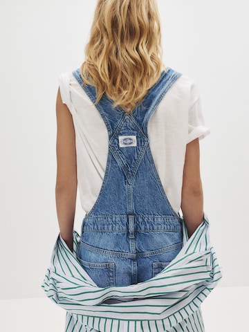Pull&Bear Regular Tuinbroek jeans in Blauw