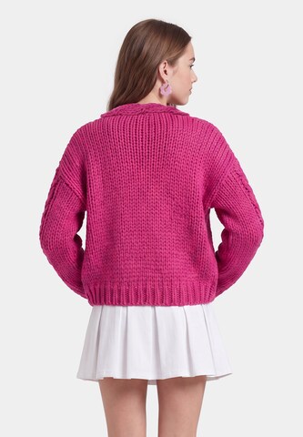 MYMO - Casaco de malha em rosa