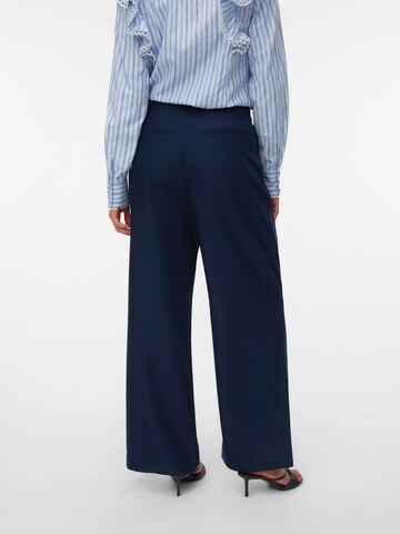 Wide Leg Pantalon à pince 'VMDREA' VERO MODA en bleu