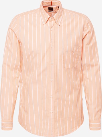 Chemise 'Rickert' BOSS Orange en orange : devant