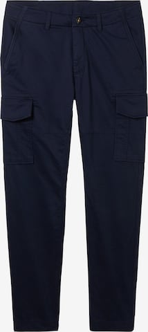 Pantaloni cu buzunare de la TOM TAILOR pe albastru: față