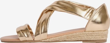 Friends Like These Босоножки в Золотой: спереди