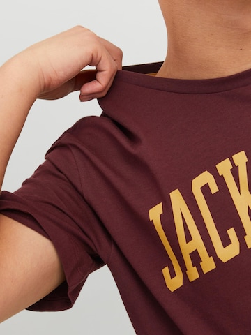 JACK & JONES Majica 'Josh' | rdeča barva