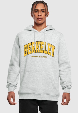 Merchcode Sweatshirt 'Berkeley University' in Grau: predná strana