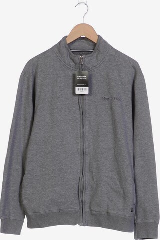 Marc O'Polo Sweatshirt & Zip-Up Hoodie in XXL in Grey: front
