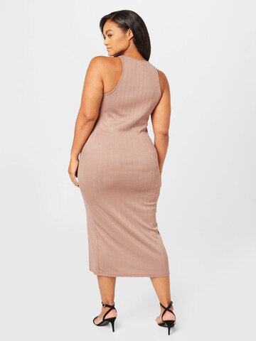 River Island Plus Kleid in Beige