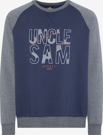 UNCLE SAM Sweatshirt in Blue: front