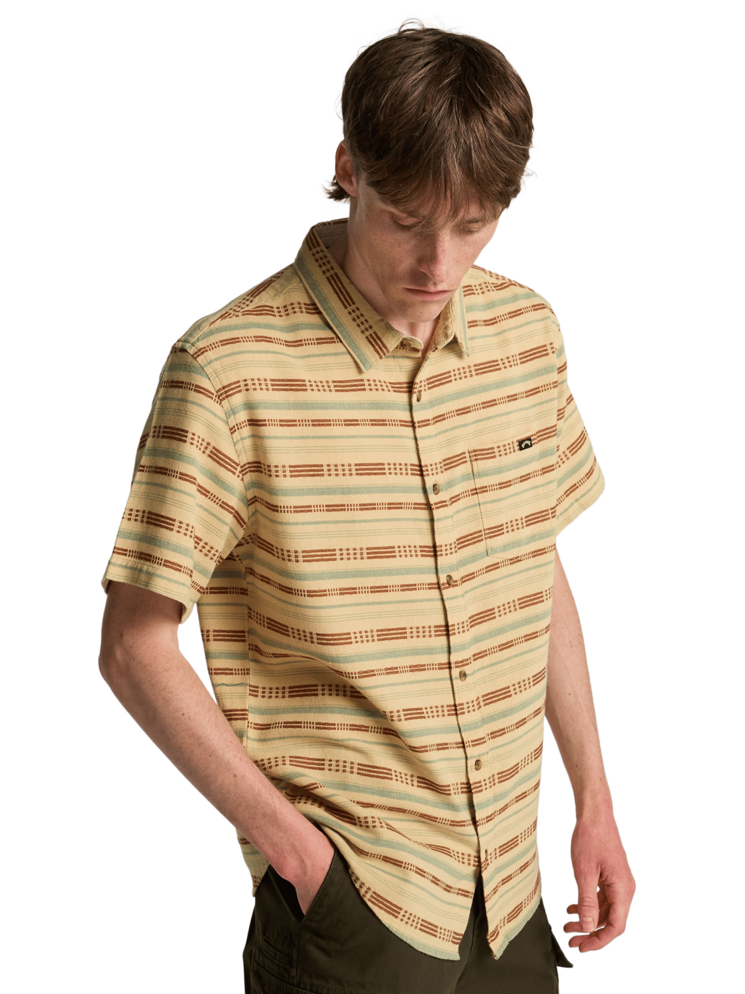 BILLABONG Regular Fit Hemd 'Sundays' in Beige