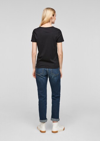 s.Oliver T-Shirt in Schwarz