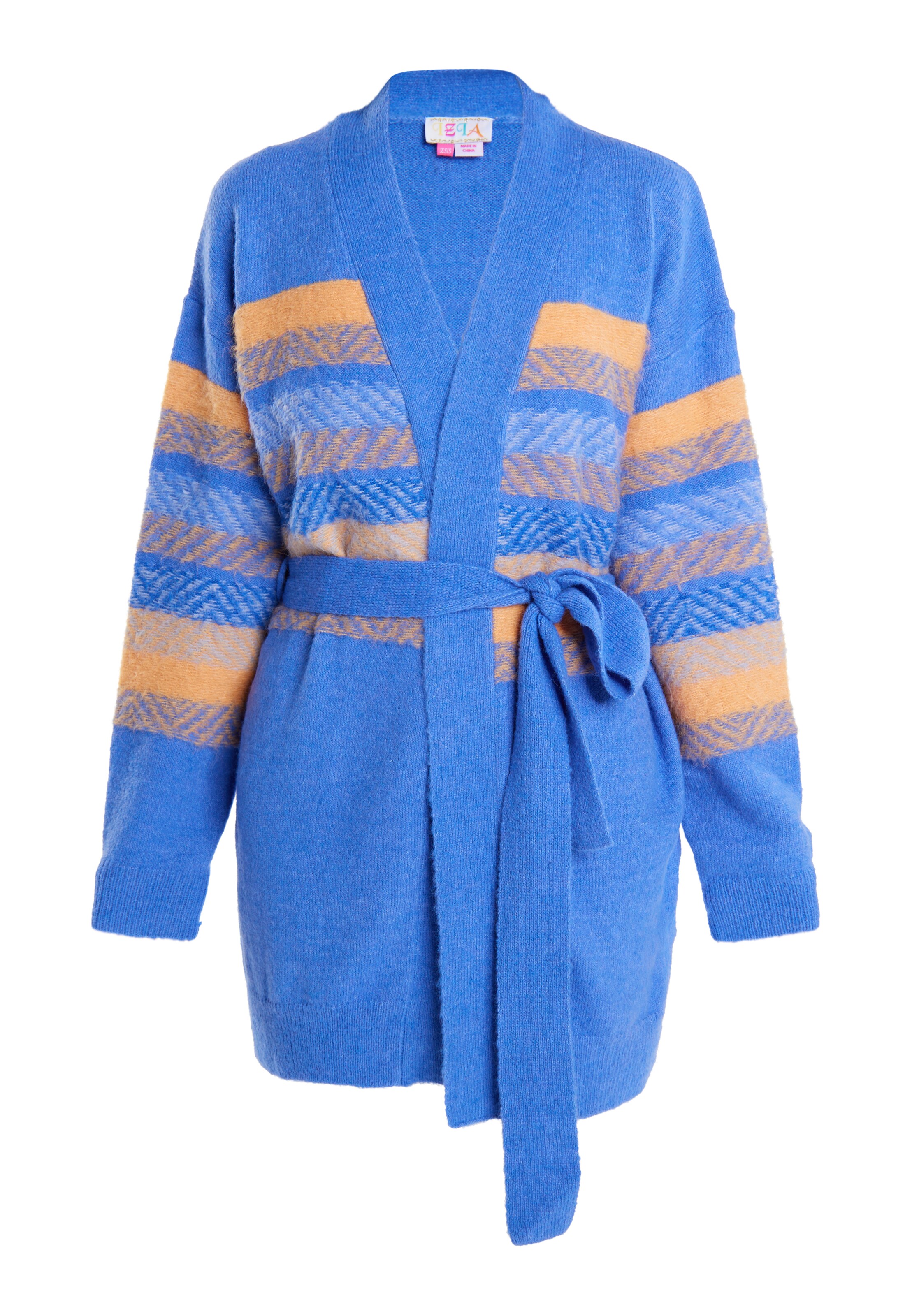 IZIA Πλεκτή ζακέτα σε μπλε: μπροστά