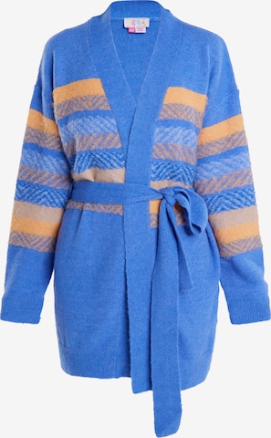 IZIA Knit Cardigan in Blue: front