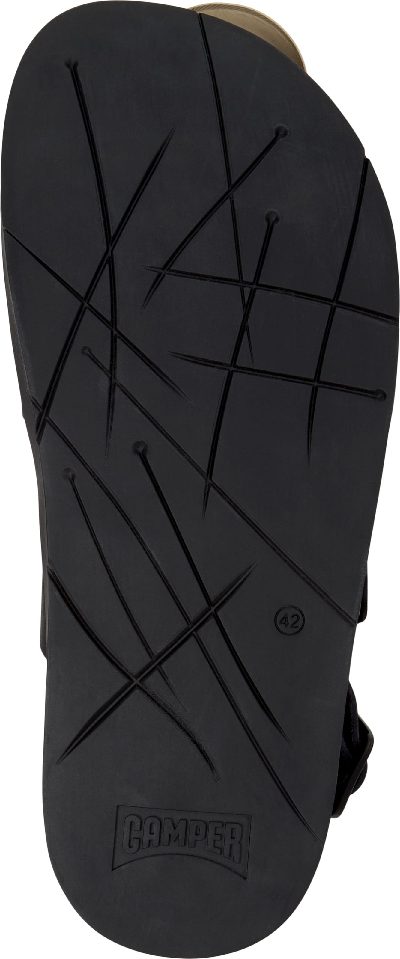 Sandalo 'Lluc' di CAMPER in nero