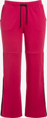 Ulla Popken Loosefit Hose in Pink: predná strana