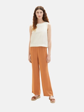 Loosefit Pantalon TOM TAILOR en marron