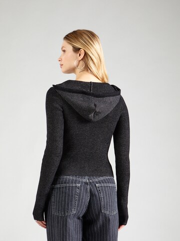 Monki Knit Cardigan in Black