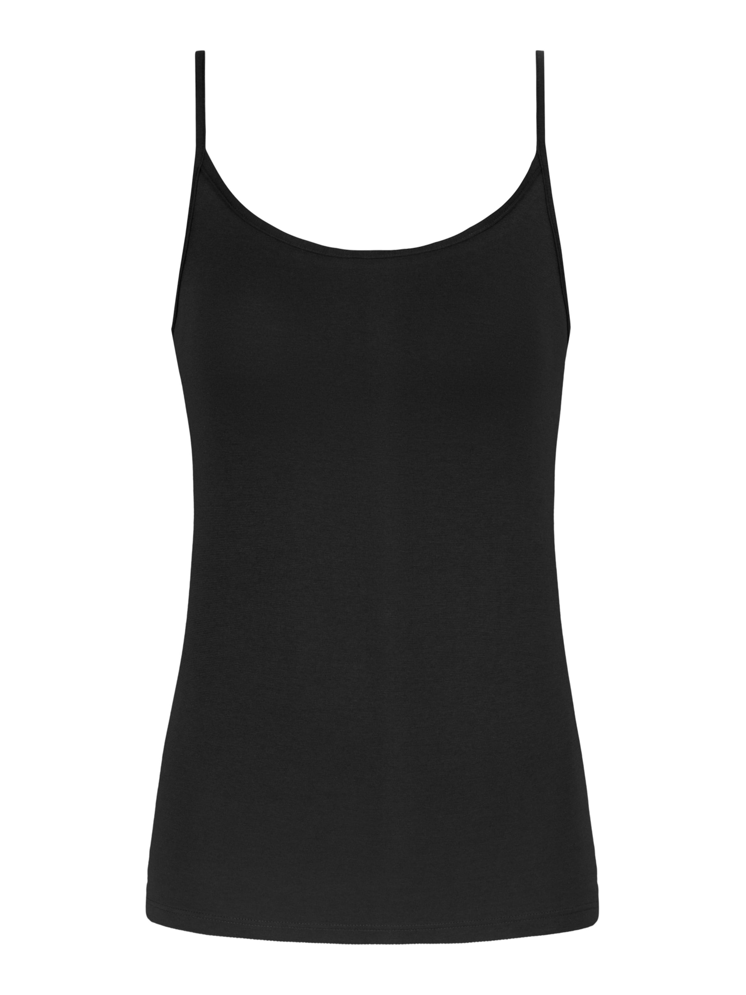 Mey Top in Schwarz: Vorderseite