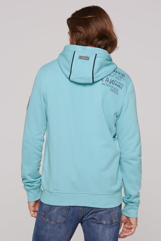 CAMP DAVID Sweatjacke in Blau