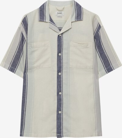 Pull&Bear Hemd in navy / hellblau / weiß, Produktansicht