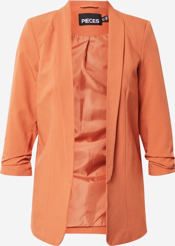 Blazer PIECES en orange : devant