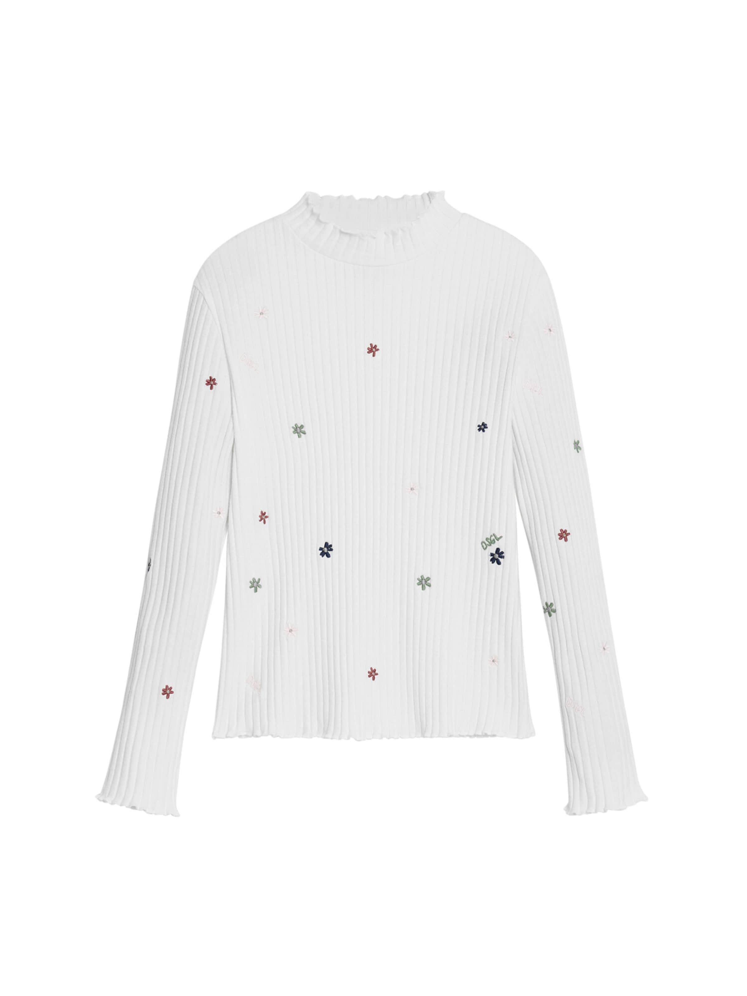 Tricou de la Desigual pe alb: față