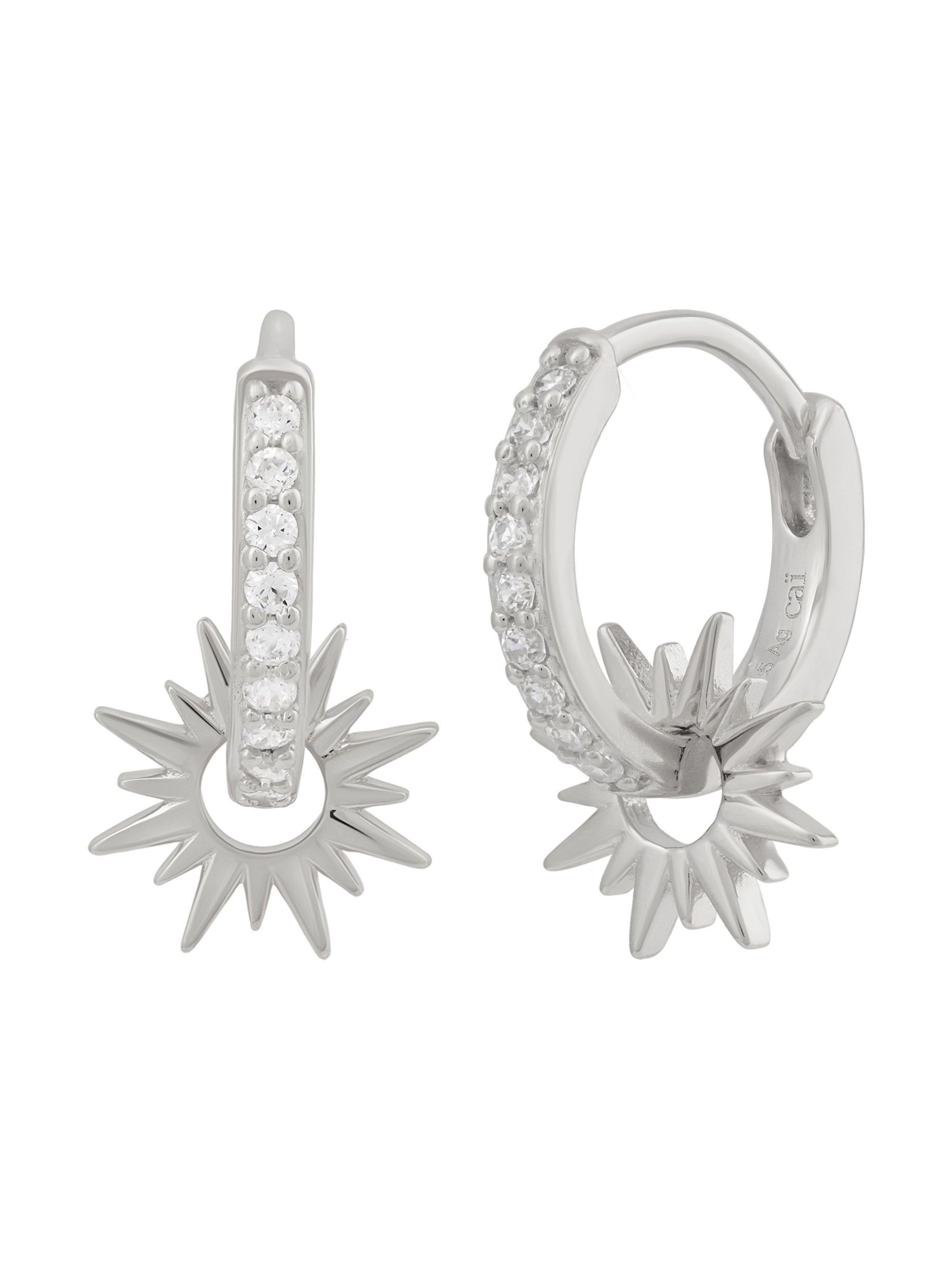 caï Ohrringe in weiß, Produktansicht